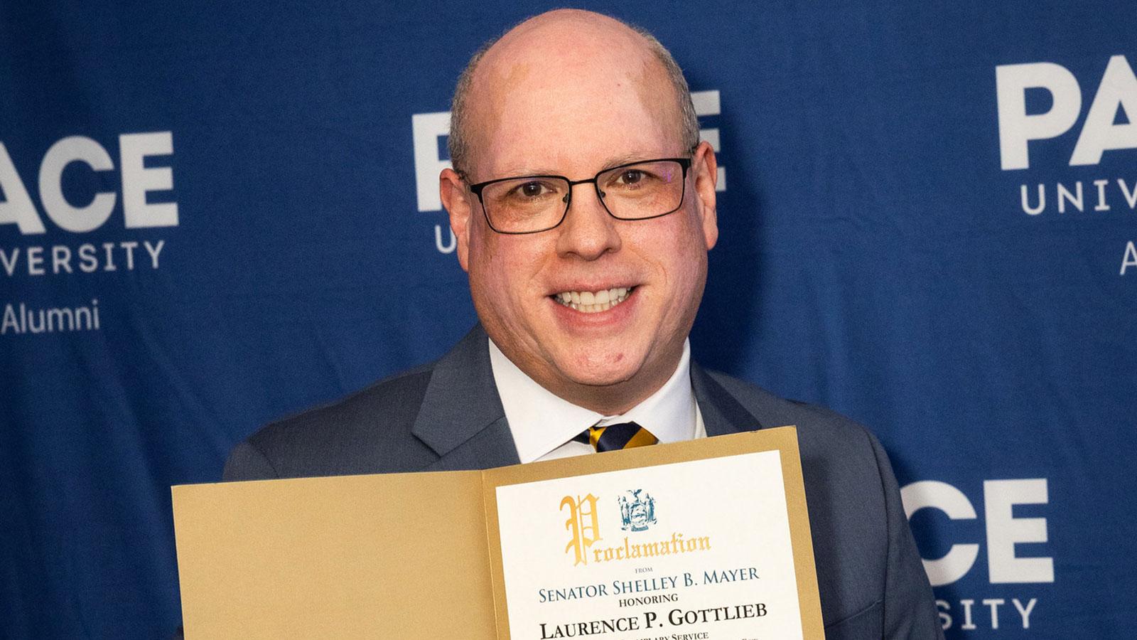 Group of Pace University alumni at the Pace Celebrates: Westchester Changemakers award ceremony.