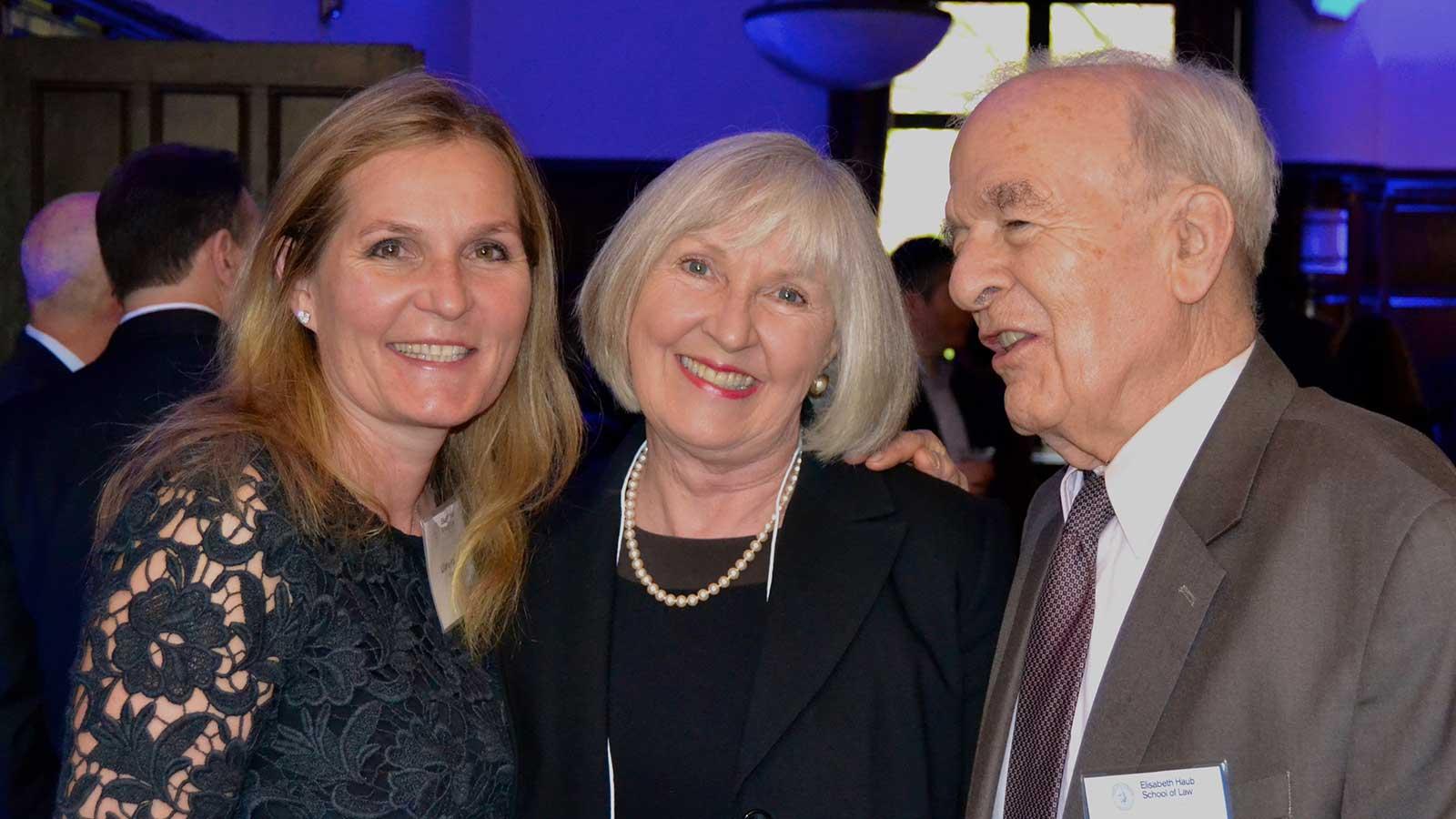 Richard and June Ottinger with Lillian Haub