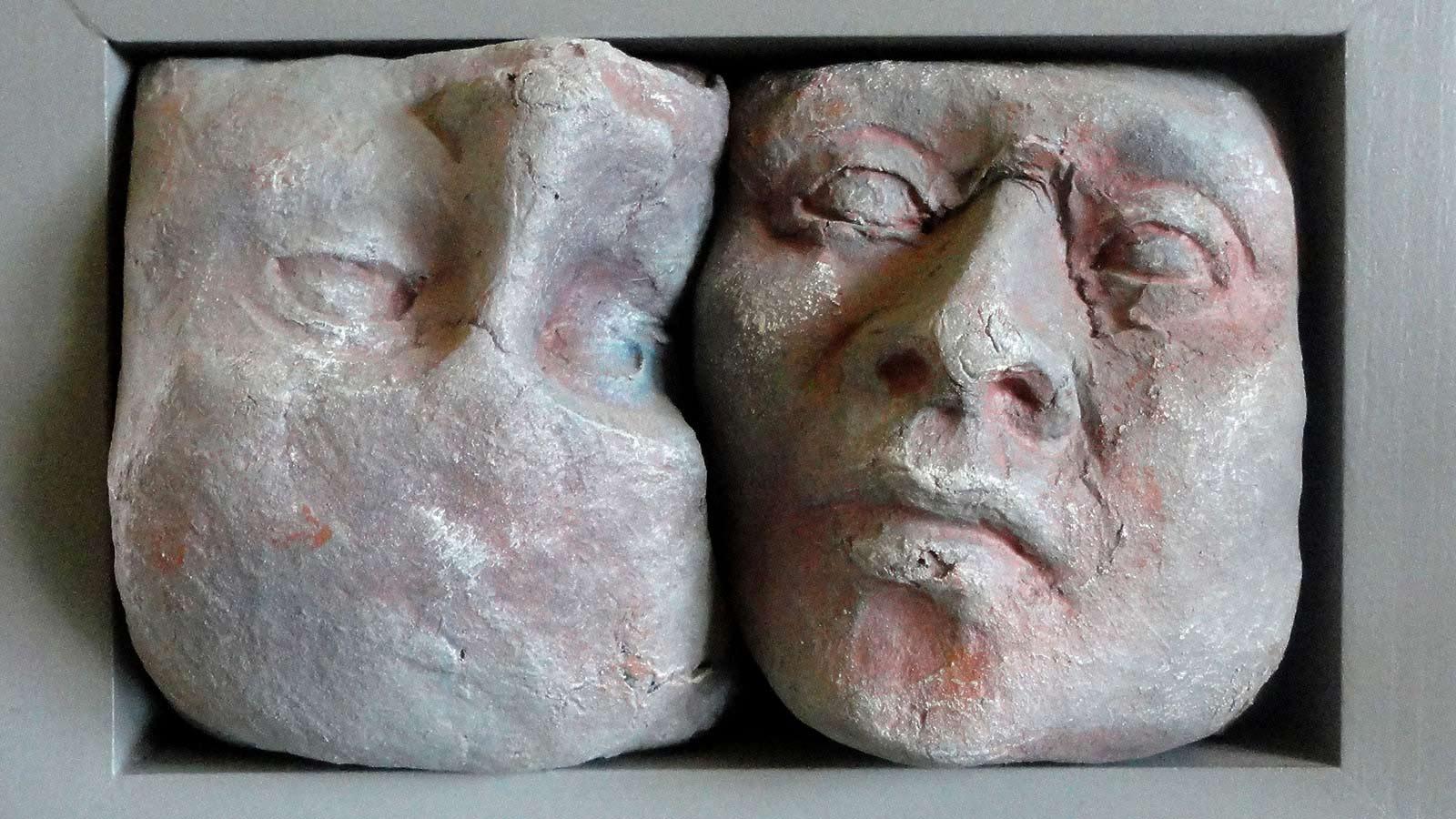 Artwork called Couple #51 by Jocelyne Gaudreau on display in the Lise Curry Exhibition