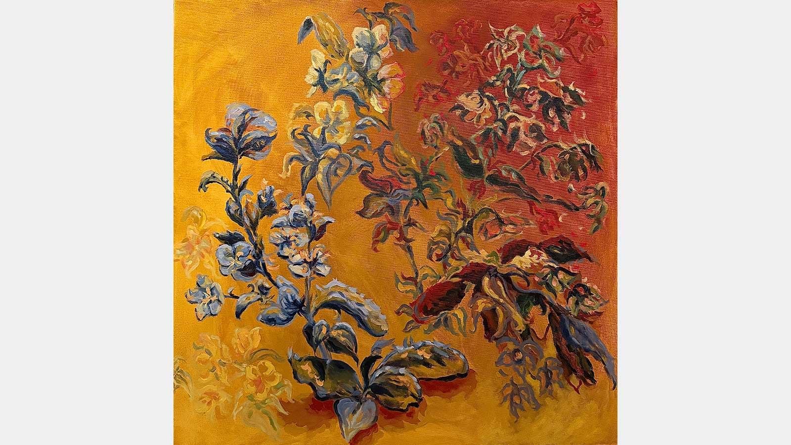 Giallo Primavera by Roman TaeJet, at the Dyson College of Arts and Sciences Art Gallery