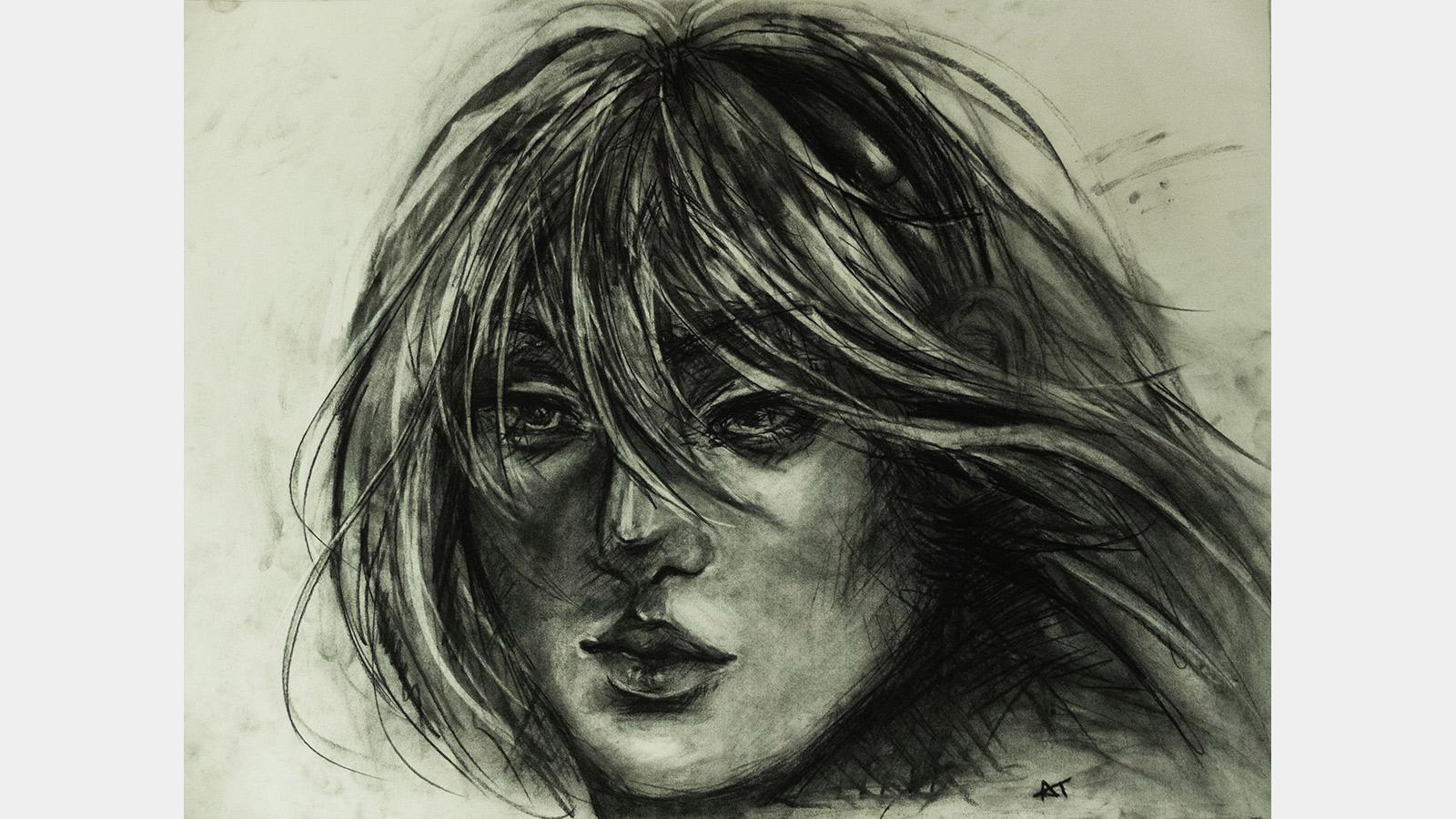 Windy Day by Anna Tomaszewski, at the Dyson College of Arts and Sciences Art Gallery