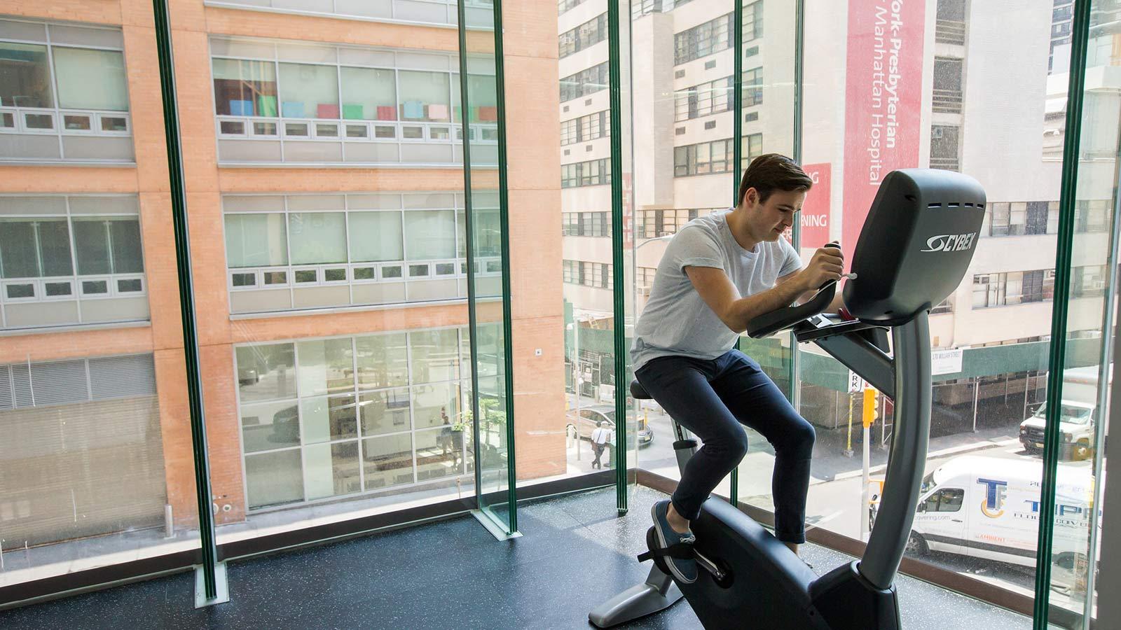 Pace Beekman Dorm fitness center