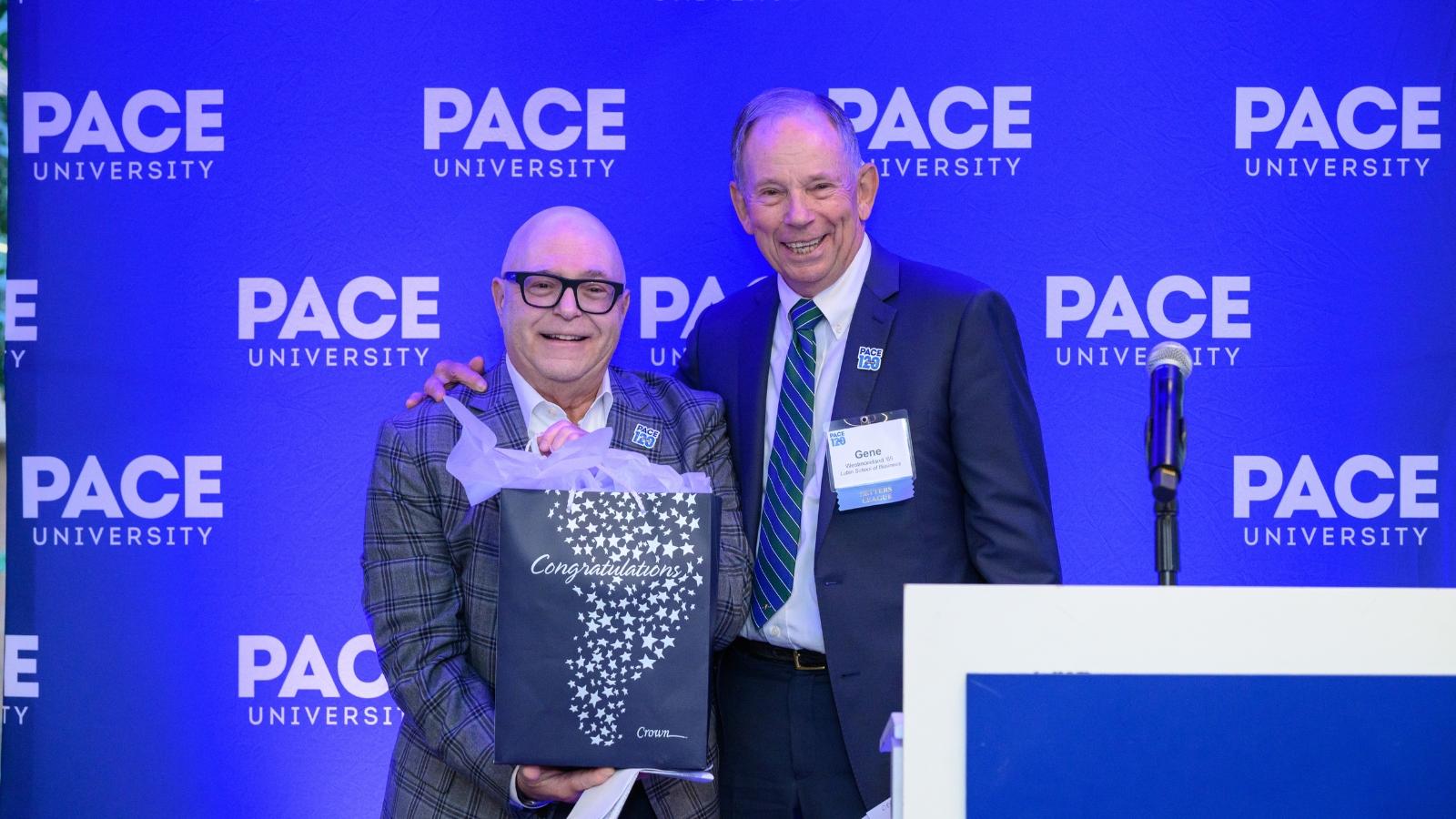 Gene Westmoreland accepting his award
