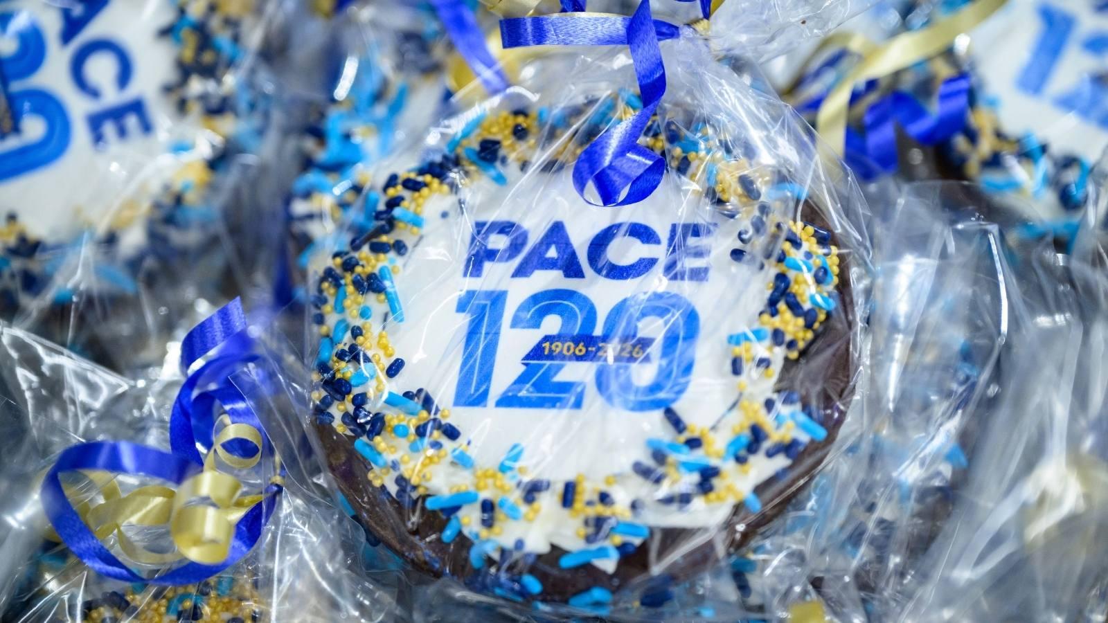 Pace 120 commemorative cookie