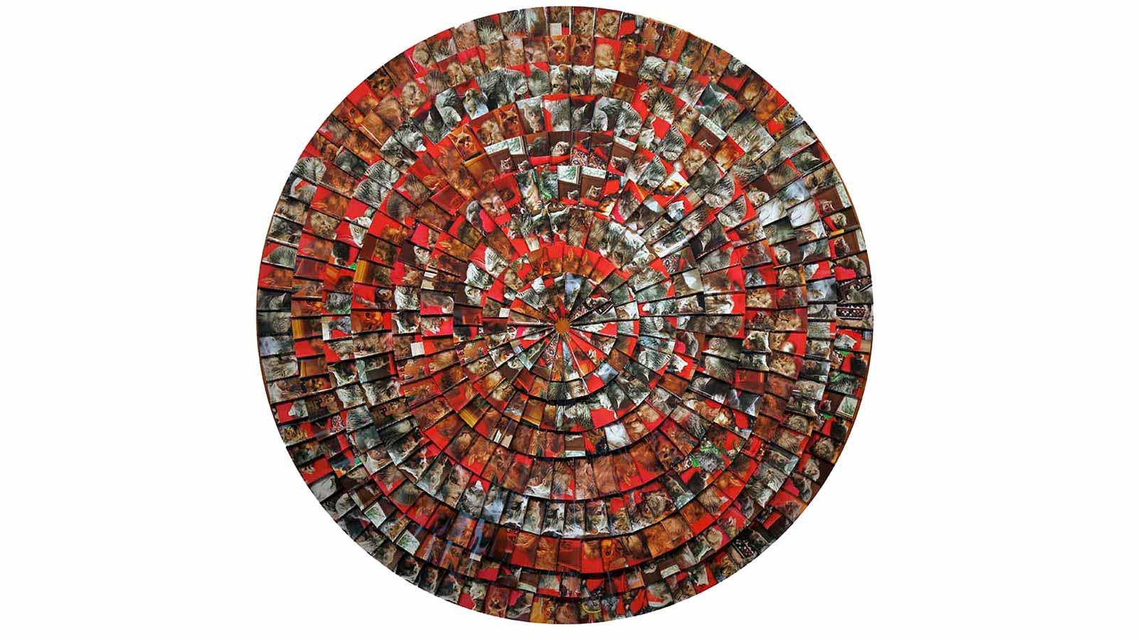 Abstract art piece titled Not the Whole Picture: Alice by Garth Amundson and Pierre Gour