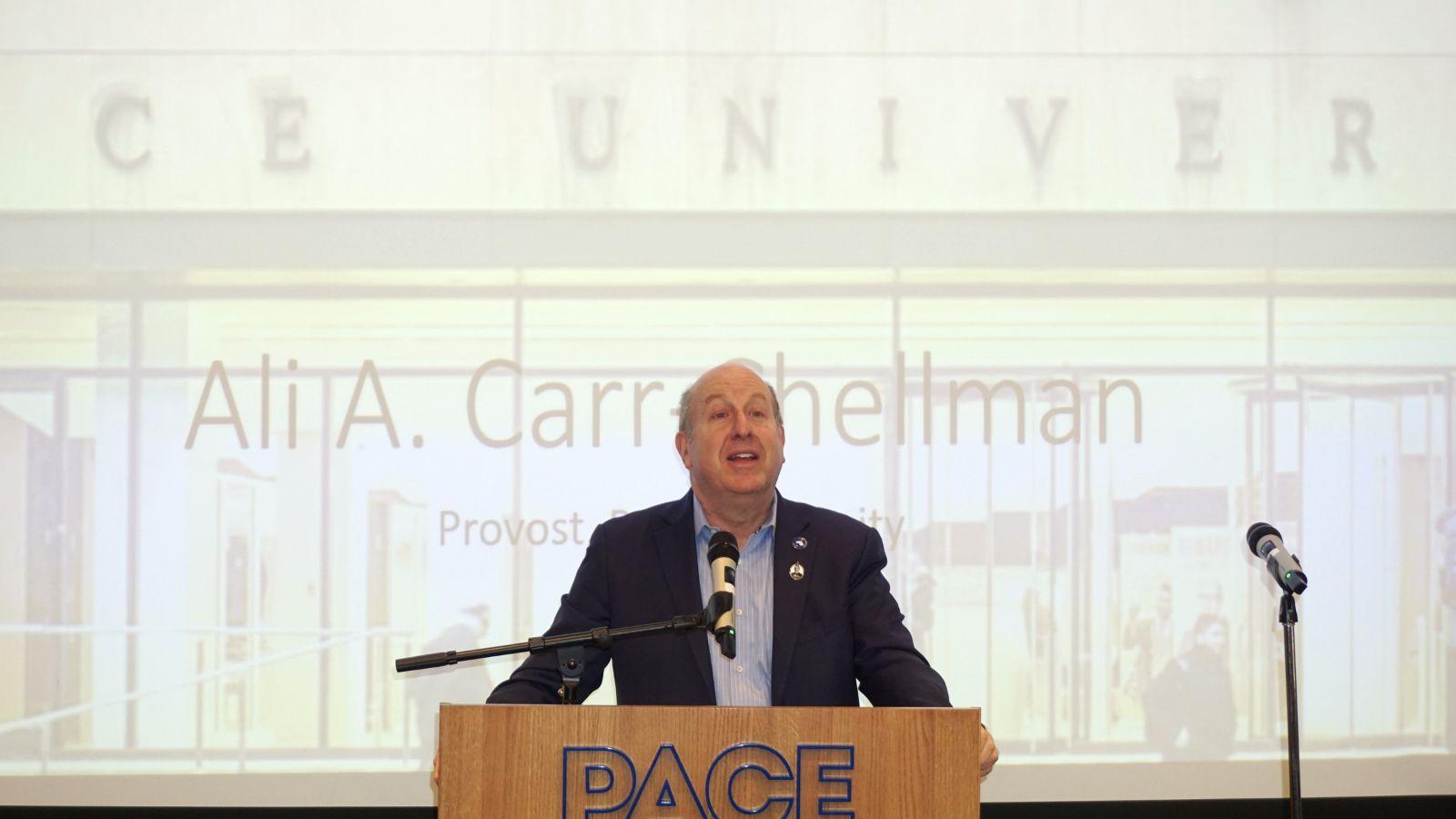 President Krislov highlights research and academic excellence at Pace University