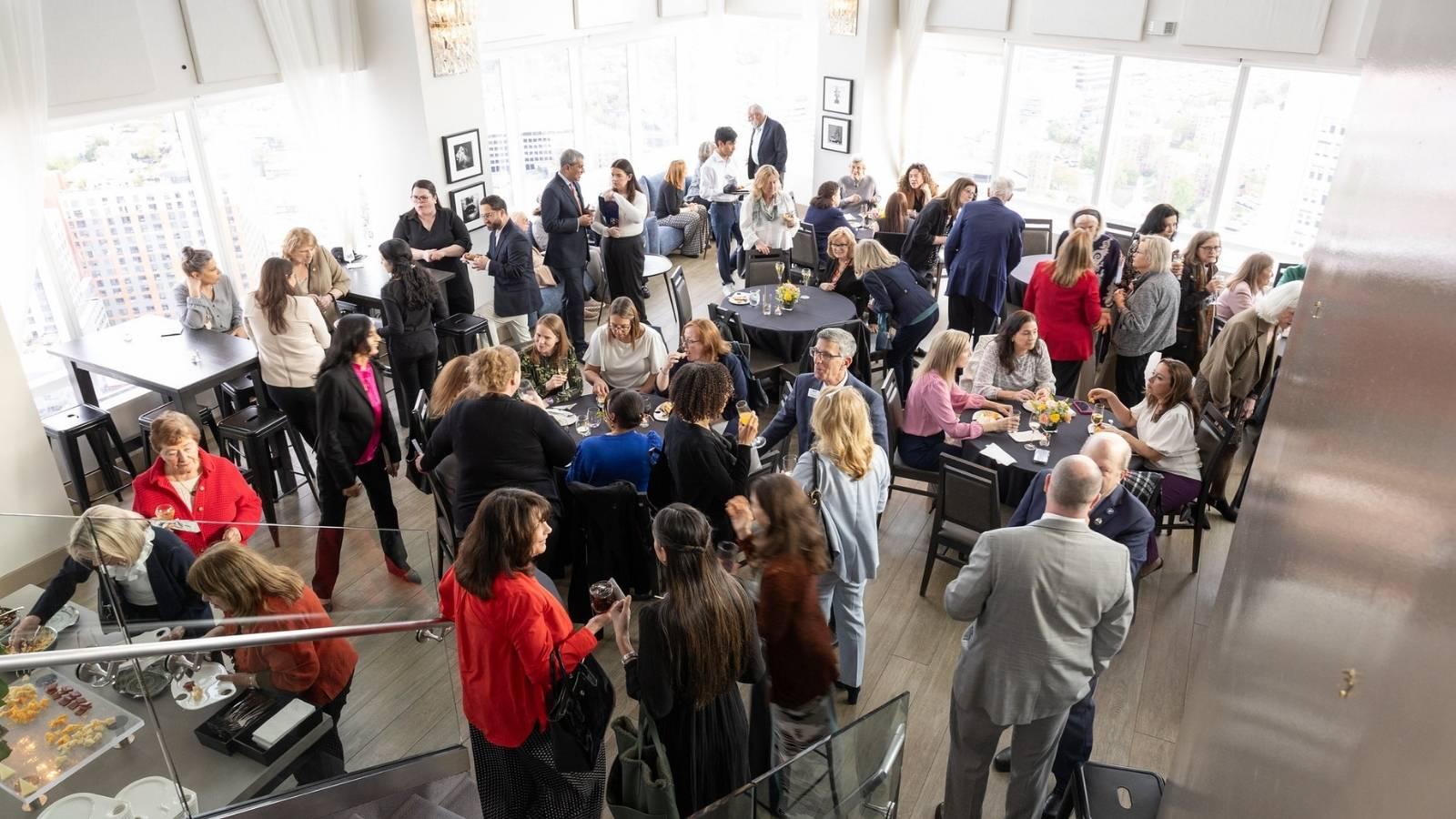 Attendees mingle at Westchester Changemakers 2026 