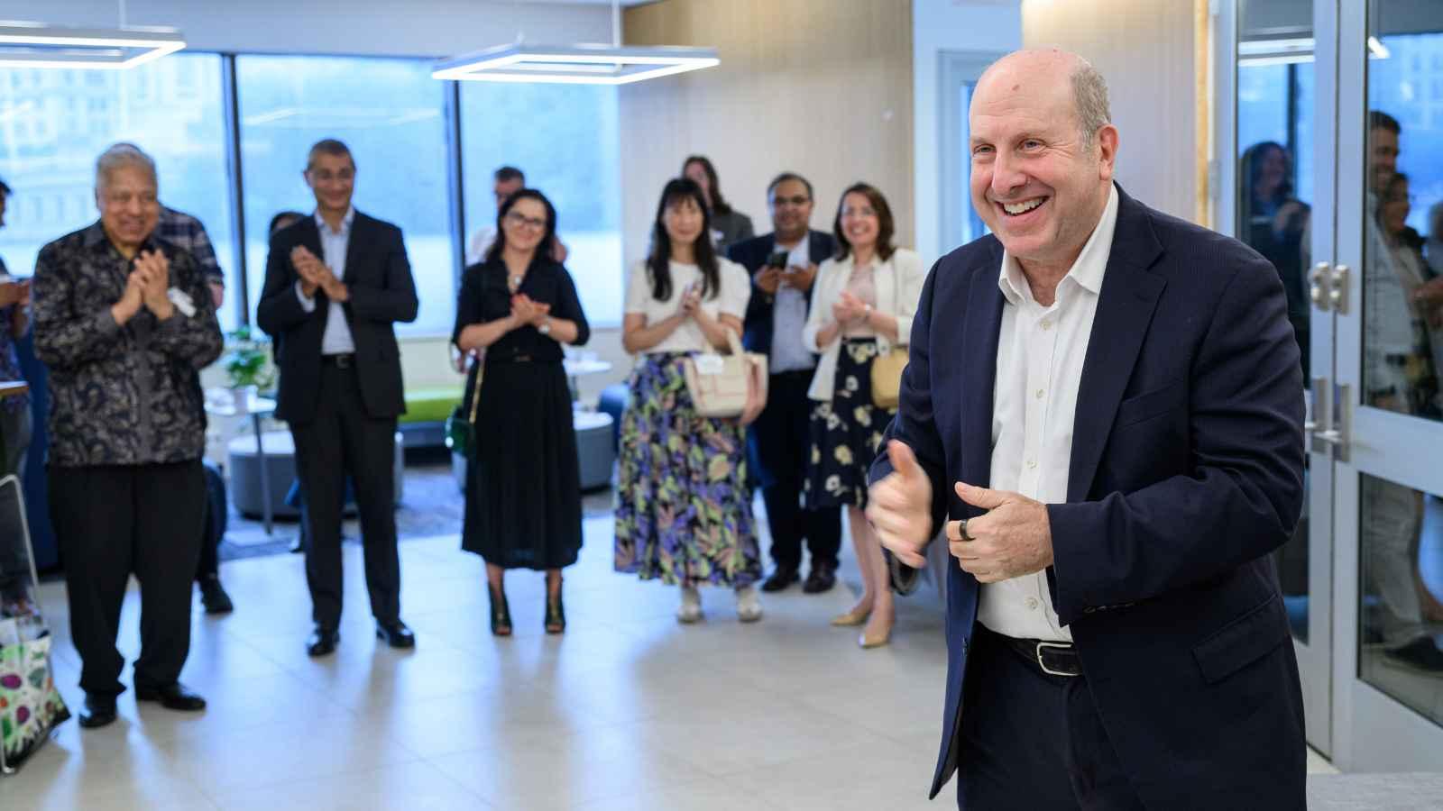 Pace University President Marvin Krislov enjoying Reunion 2026