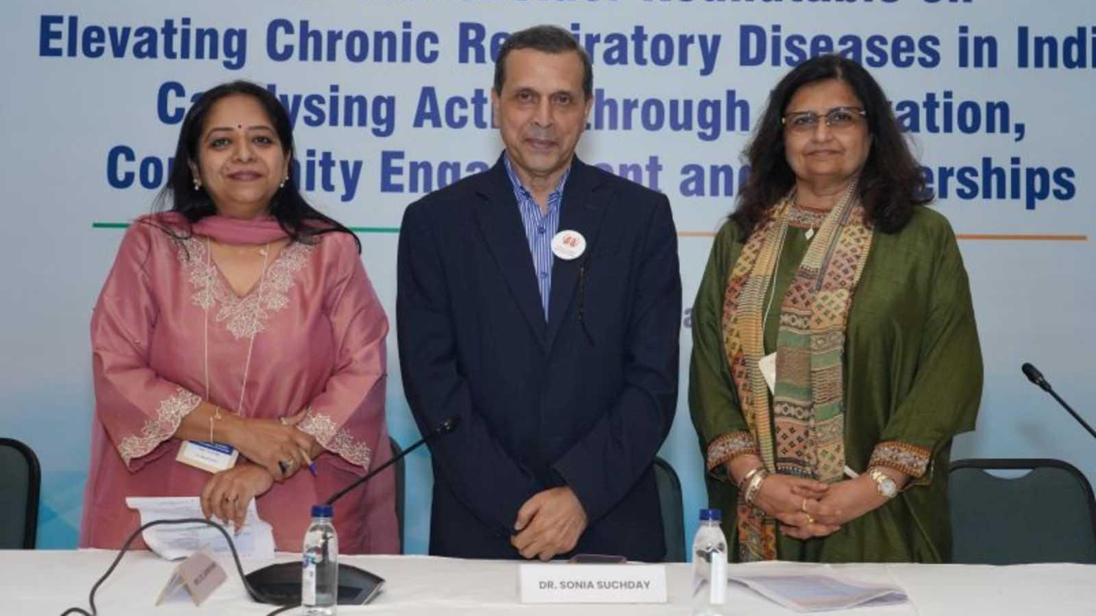Sonia Suchday with other panelists at multistakeholder meeting in India