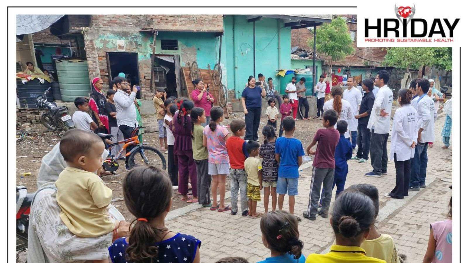 Campaign to raise awareness about CRD in low socioeconomic areas in Delhi
