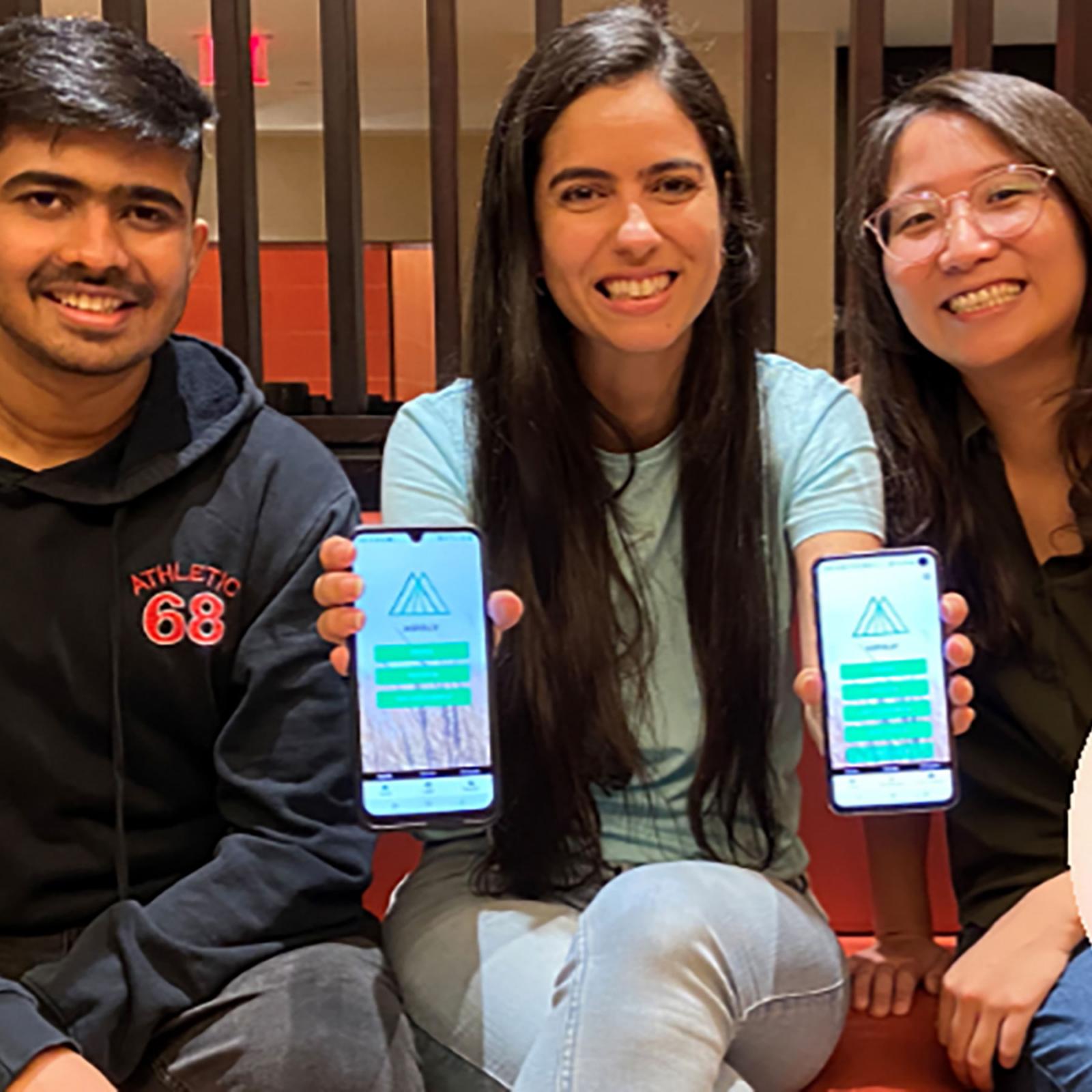 Ajinkya Datalkar ’20, Manoela Morais ’20, Chimka Munkhbayar ’20, and Helen Tsai ’21