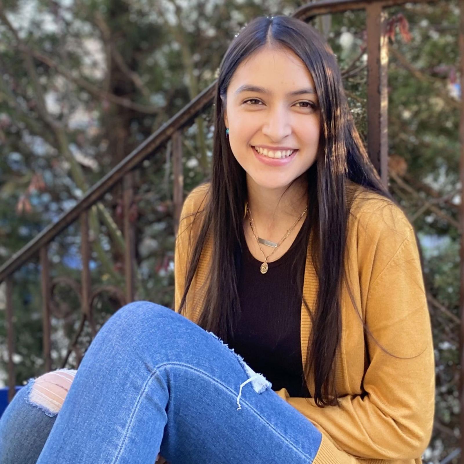 girl smiling