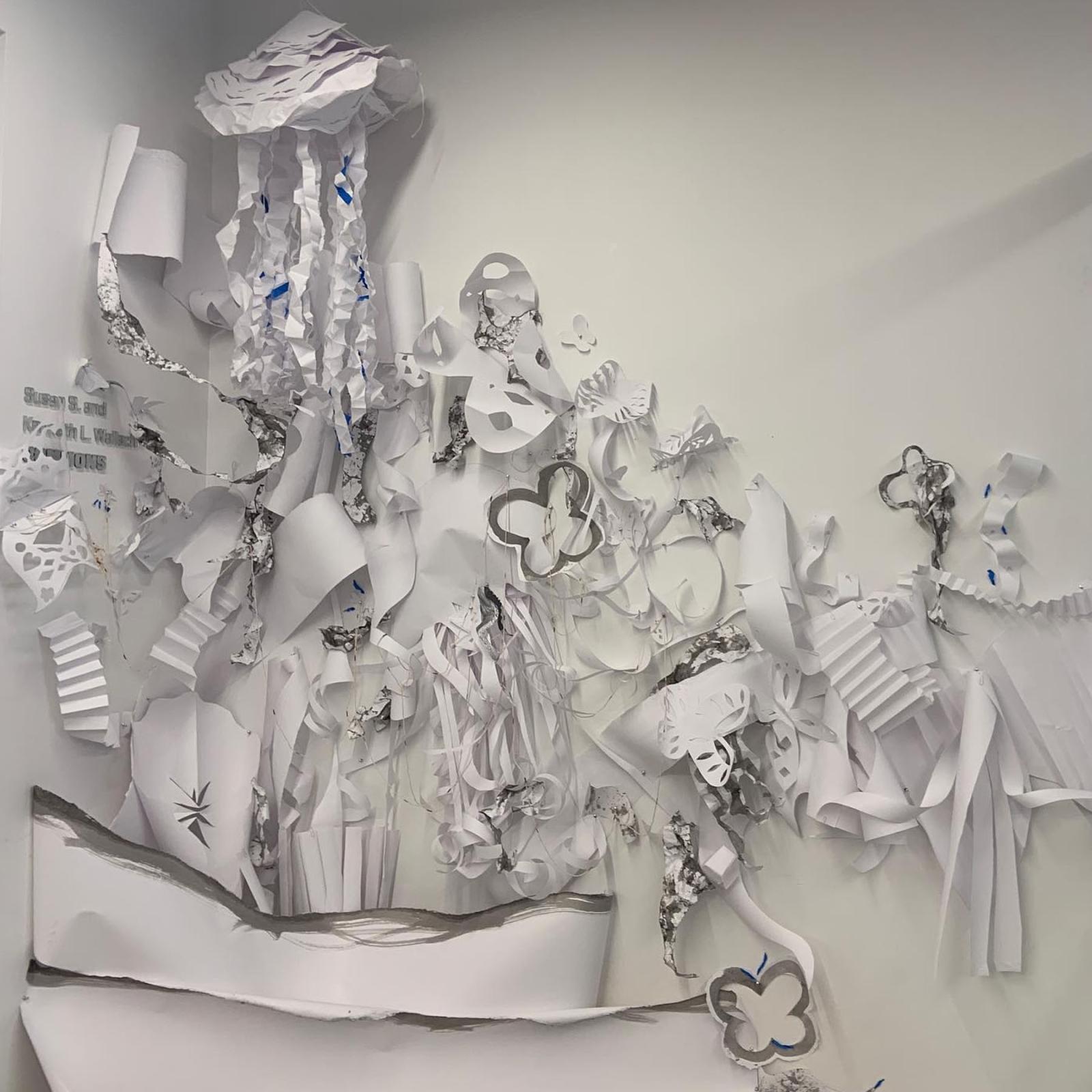 Paper exhbition for the Student Art Exhibition Spring 2022