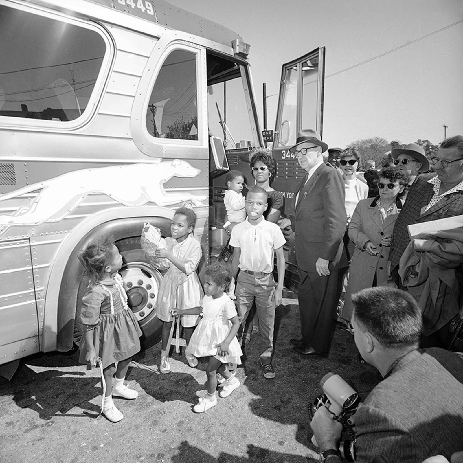 Frank C. Curtin, Reverse Freedom Riders was taken by Frank C. Curtin, Associated Press, 1962