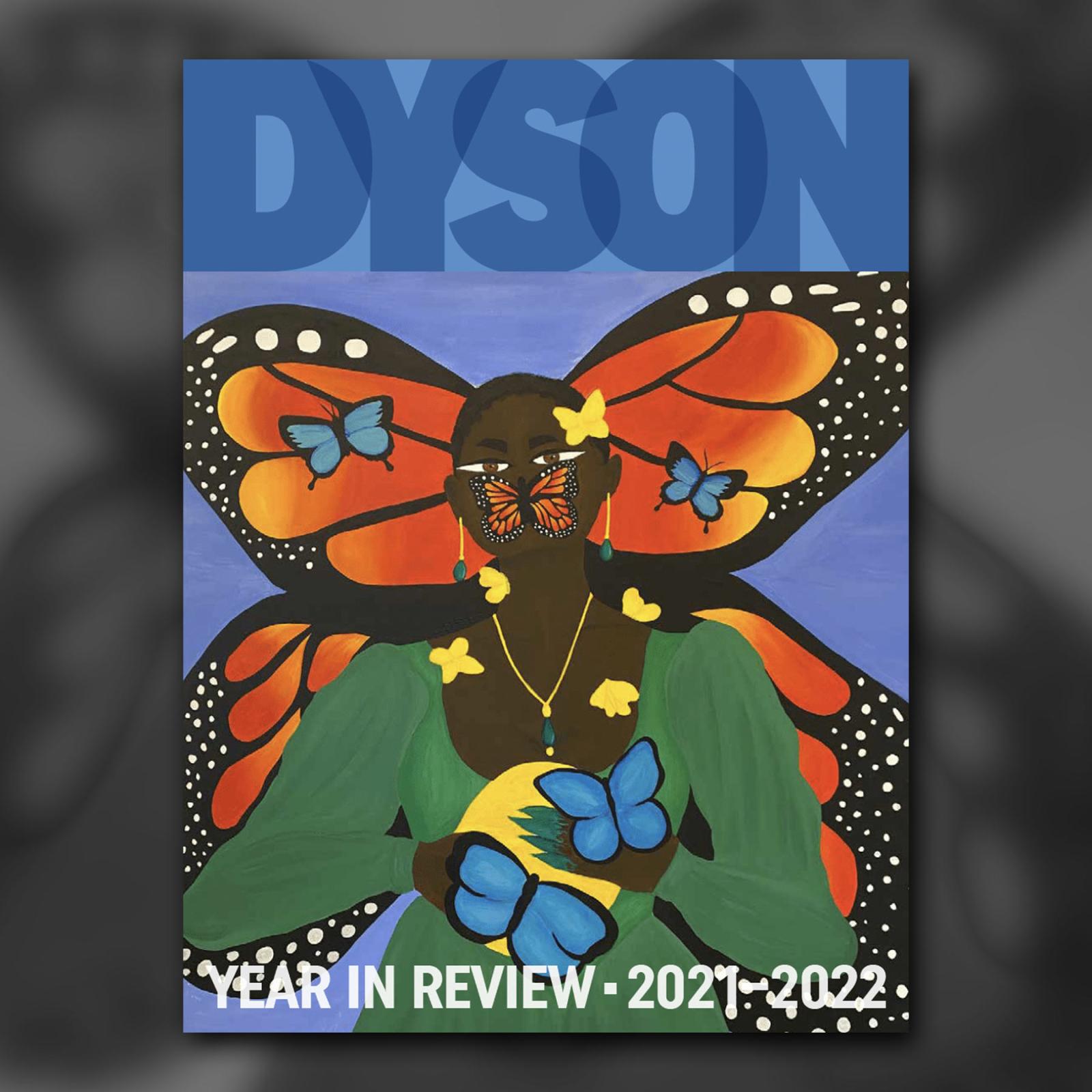 Cover of the Dyson Year in review publication from 2021-2022