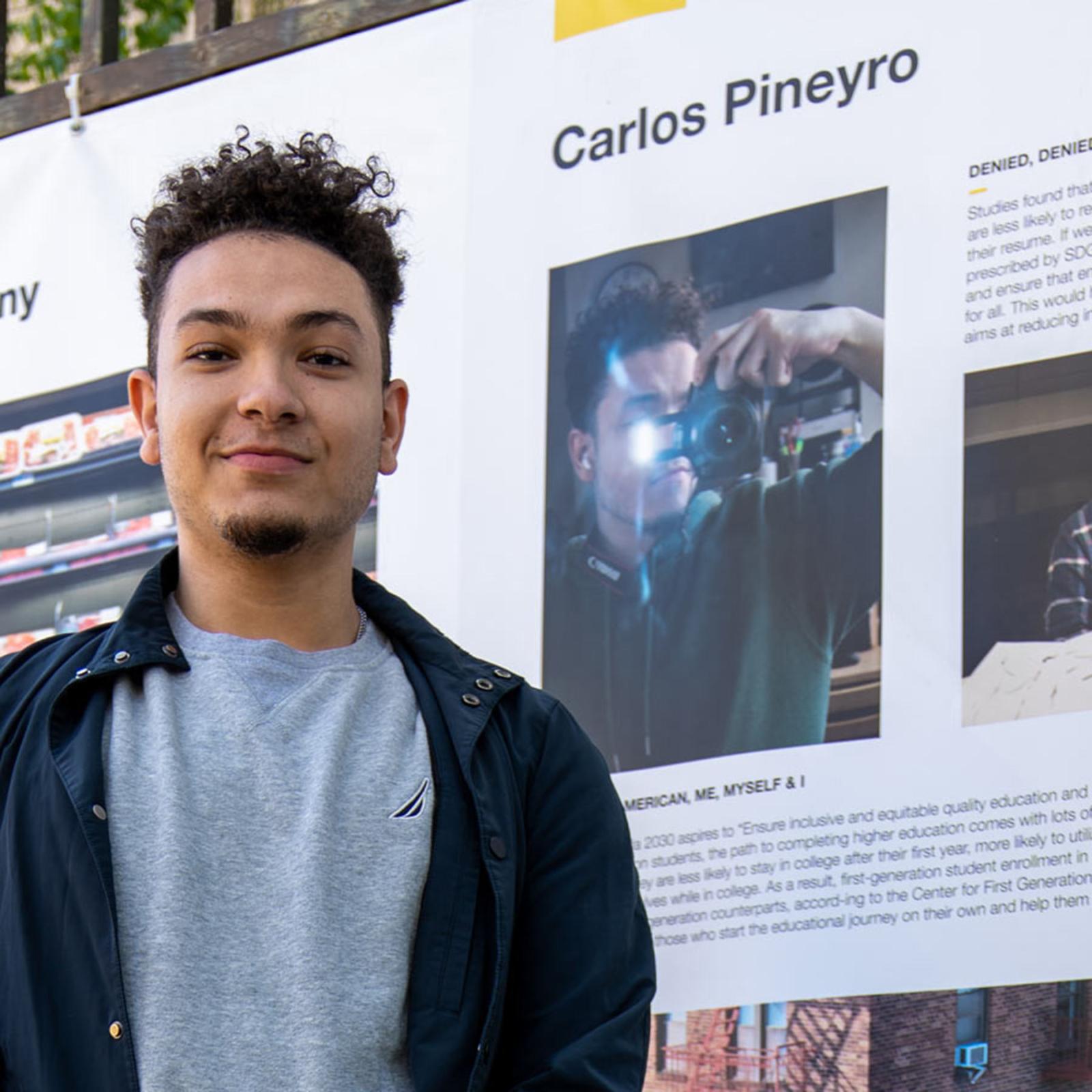 Pace University Economics student Carlos Pineyro