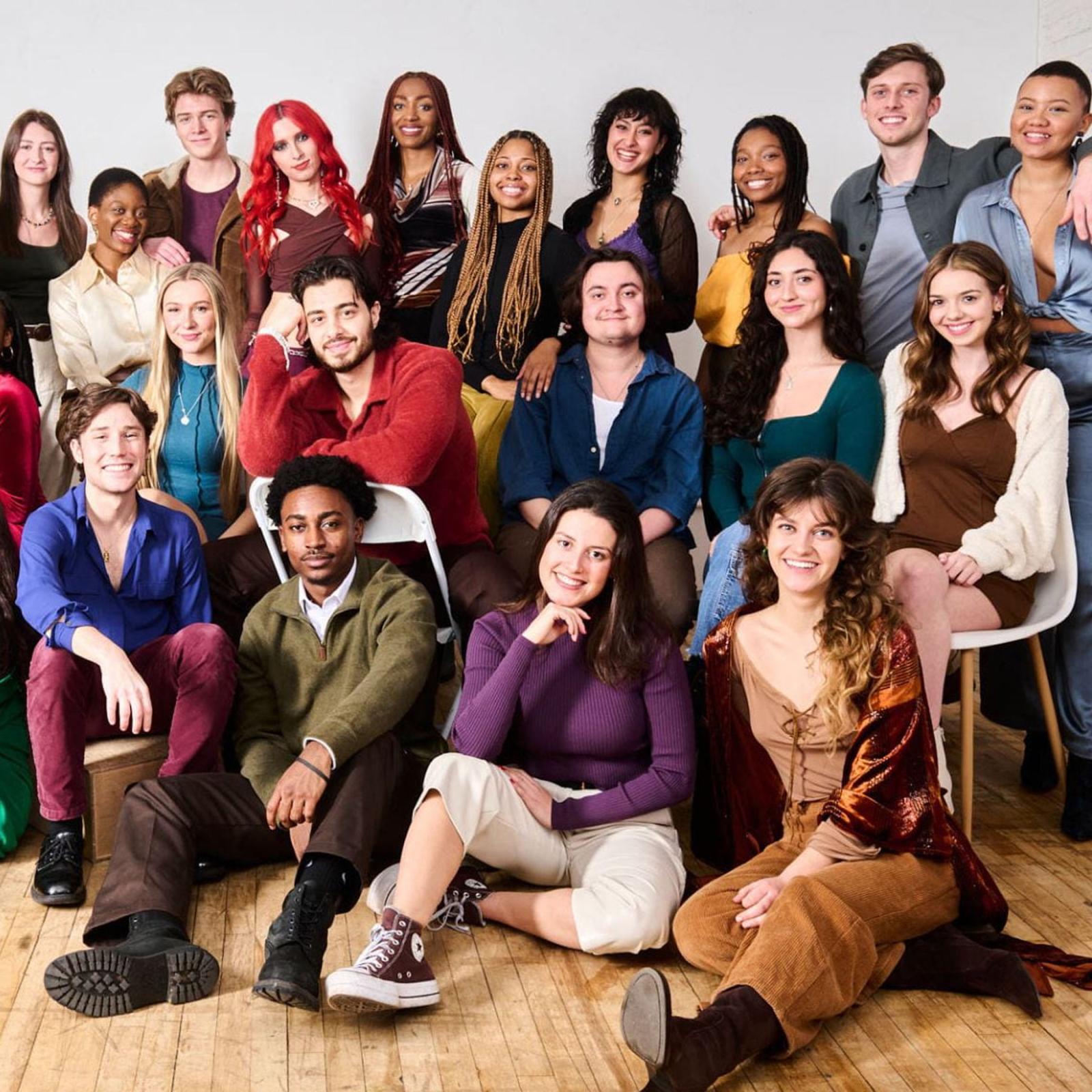 Group of Sands College of Performing Arts students posing for the camera