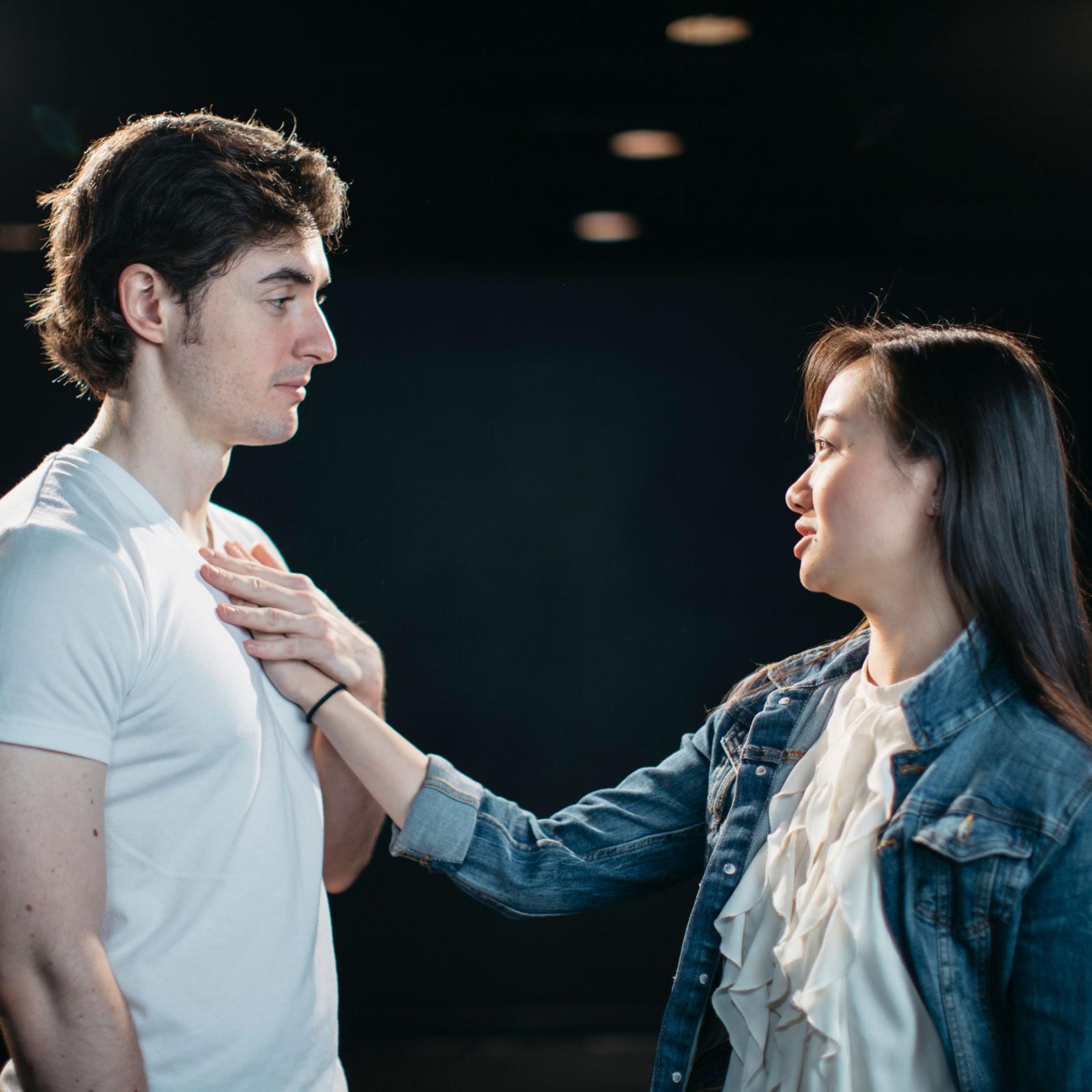 Sands College of Performing Arts students performing a play.