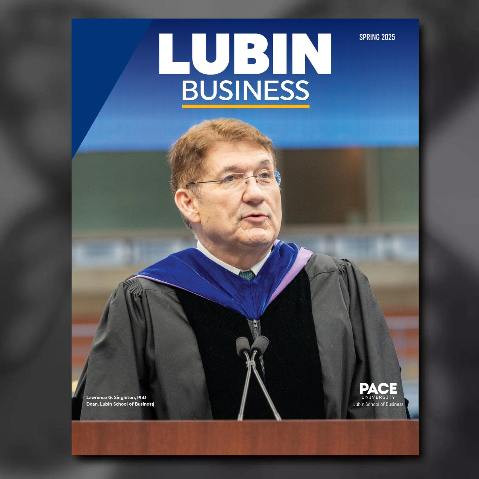 Cover of the Lubin Business Magazine 2025 Issue