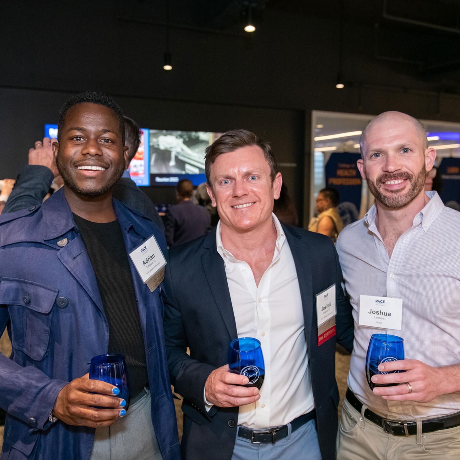 Group of Pace alumni enjoying their 2023 Reunion.