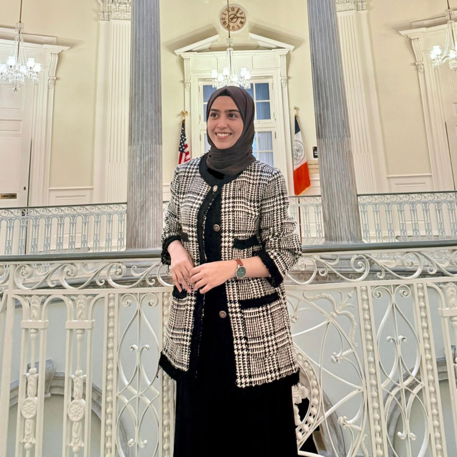 Pace University Public Administration student Areeba Hashmi