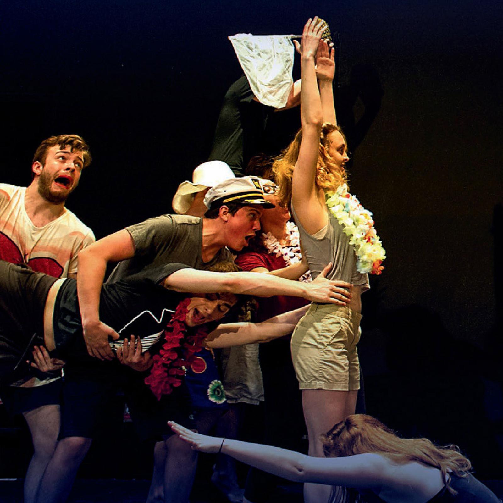 Sands College of Performing arts students on stage.