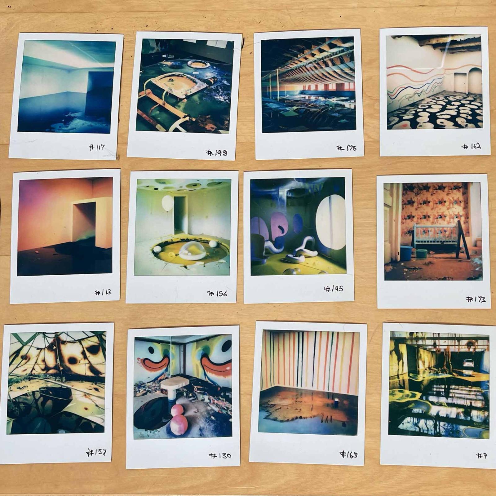 Gallery of polaroid images.