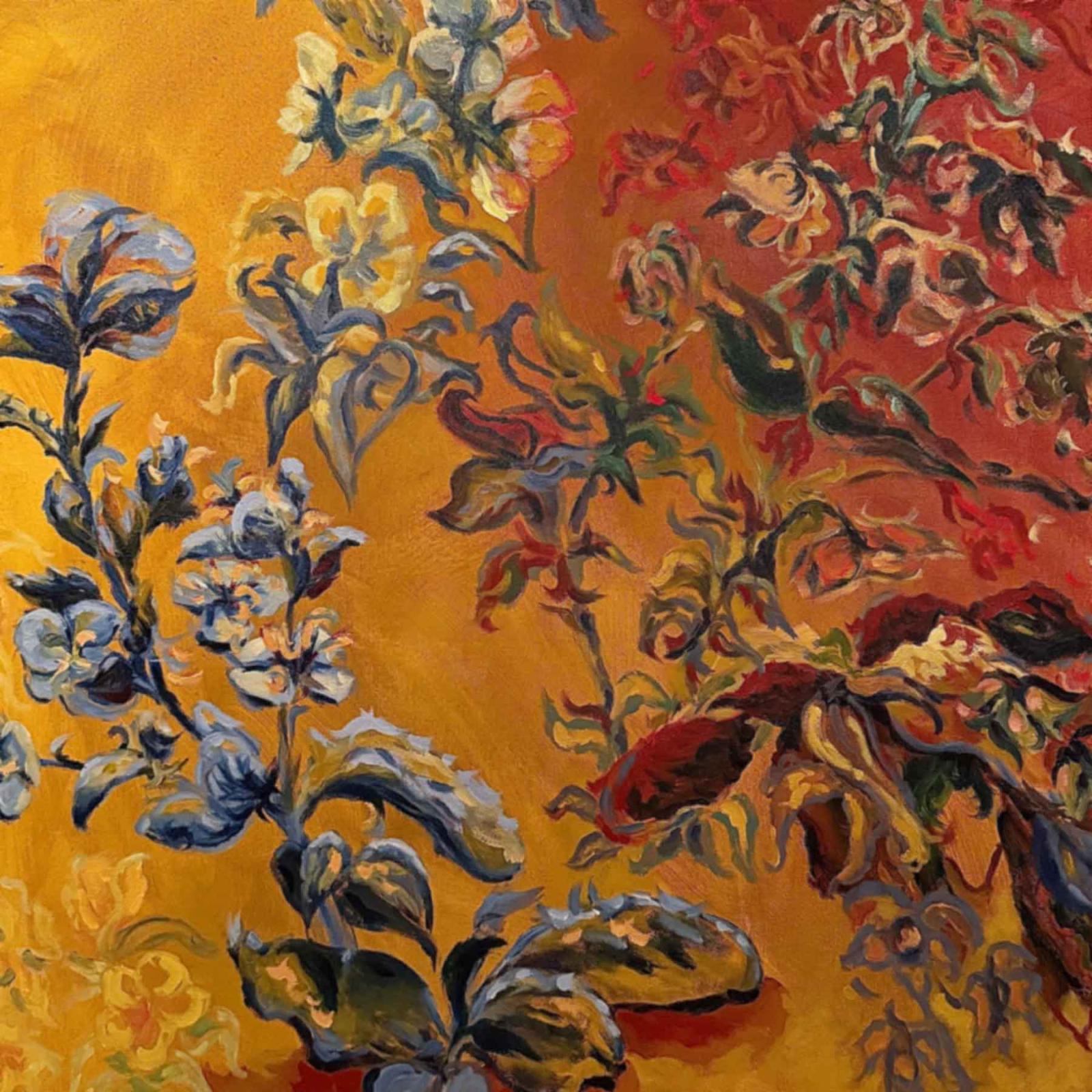 Giallo Primavera by Roman TaeJet, at the Dyson College of Arts and Sciences Art Gallery