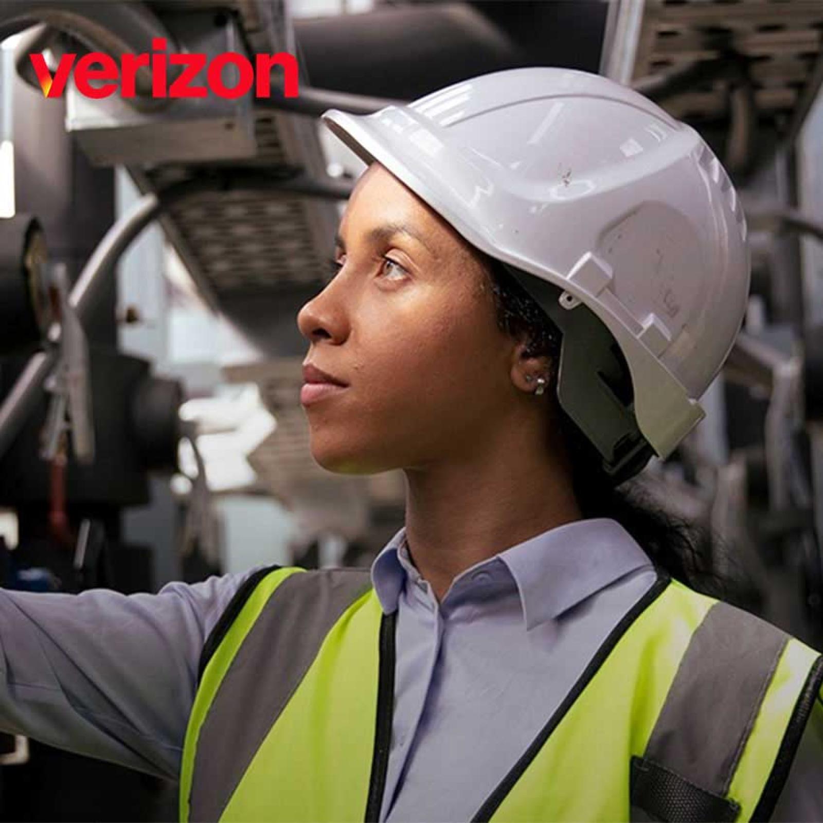 Verizon technician working