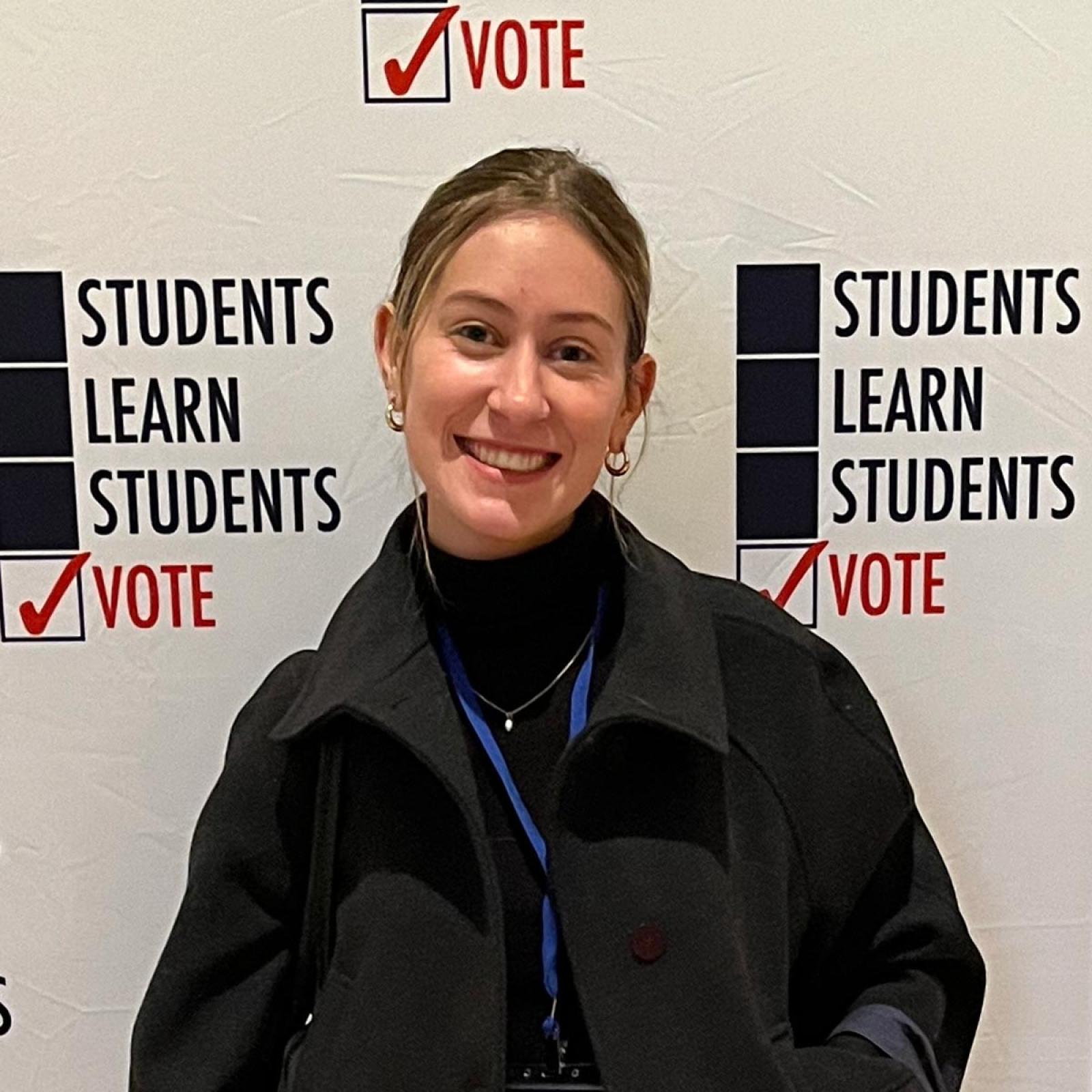 Pace University's Center for Community Action and Research student Lauren Shelton