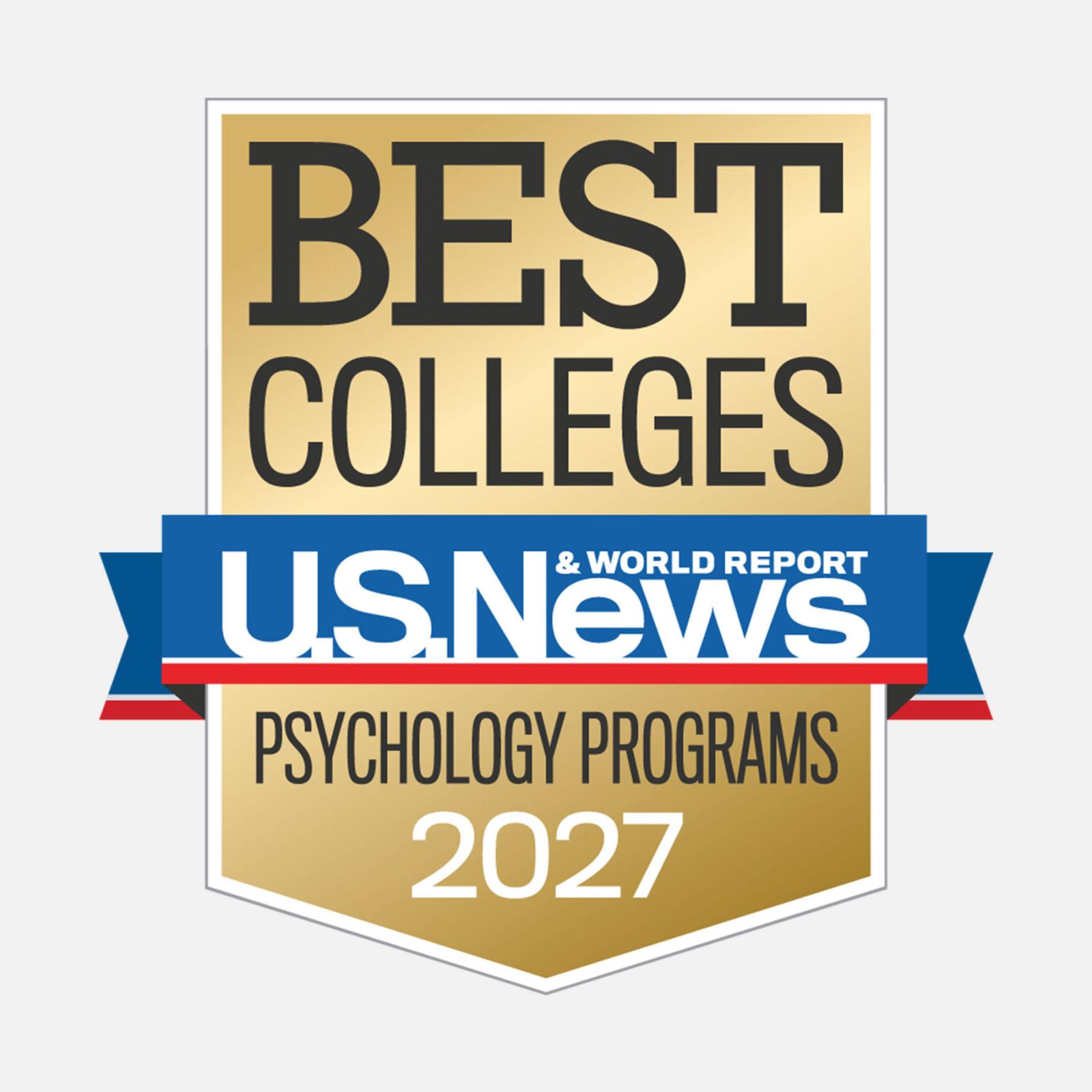 Best Colleges US News Badge Psychology Programs 2027