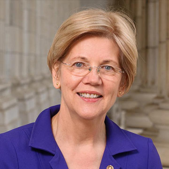 Elizabeth Warren, United States senator from Massachusetts. 