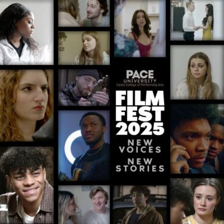 Pace University Sands College of Performing Arts Filmfest Logo