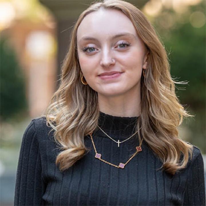 Taylor Macfaden, student at Pace University's New York City campus.