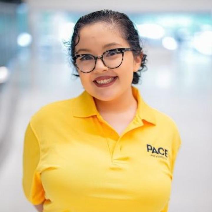 Josefine Garcia, student worker at Pace University's Student Engagement department.