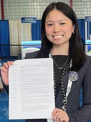 Christina Tram ’27, BS in Nursing at the College of Health Professions at Pace University.